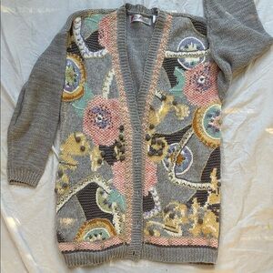 Chaus vintage hand knit cardigan